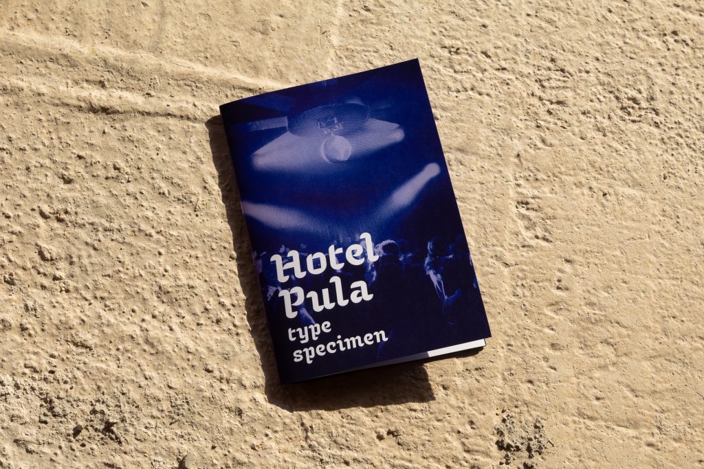 Hotel Pula type specimen prednja korica