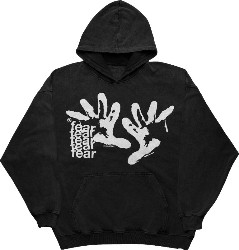 Zepelin "fear" hoodie crna