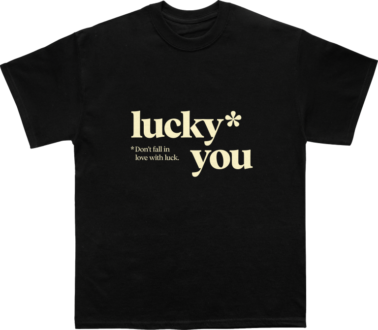 Zepelin "lucky you" majica crna