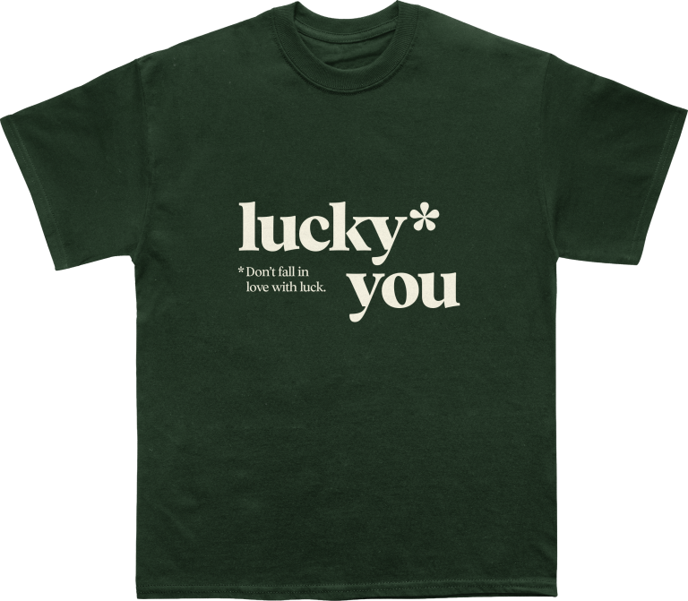 Zepelin "lucky you" majica zelena